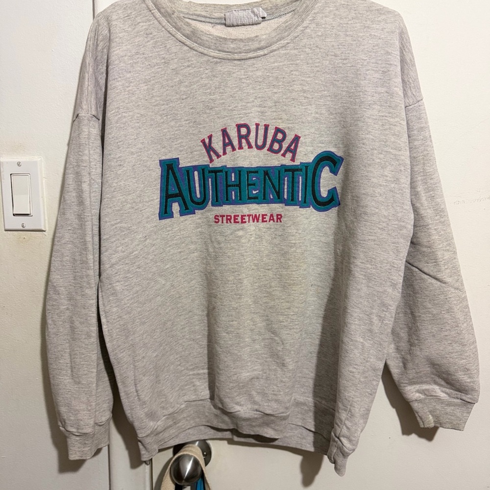 Vintage Karuba Authentic Gray Sweater